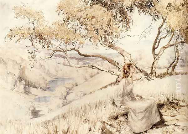 The Song Of The Lark Oil Painting by Arthur Rackham