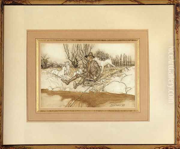 Rip Van Winkle Oil Painting by Arthur Rackham