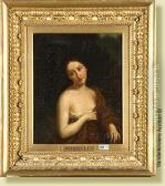 Jeune Fille Oil Painting by Domenico Morelli