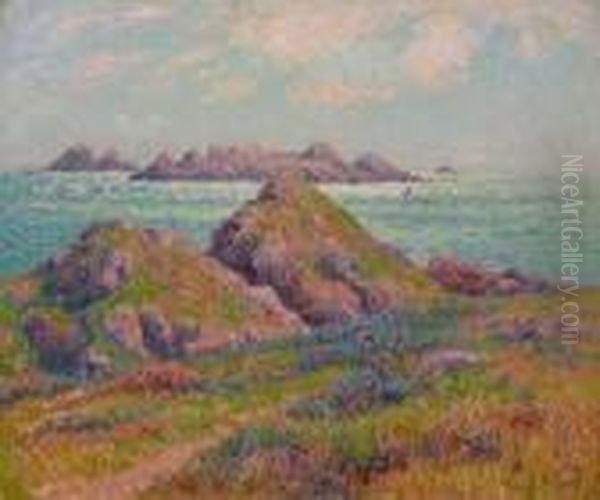 Le Passage Du Four, Finistere Oil Painting by Henri Moret