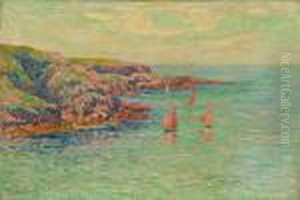 Riviere Du Belon Oil Painting by Henri Moret