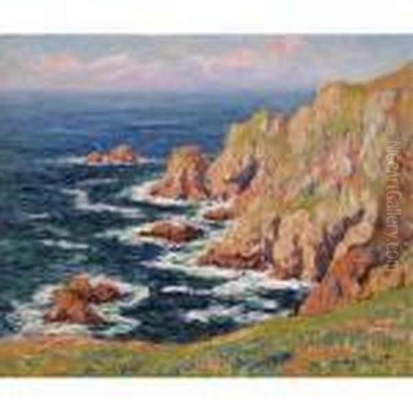 La Cote Sauvage Oil Painting by Henri Moret