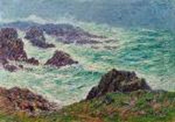 Meereslandschaft Oil Painting by Henri Moret