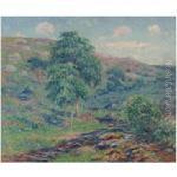 Les Monts D'arree, Le Dour-du Oil Painting by Henri Moret