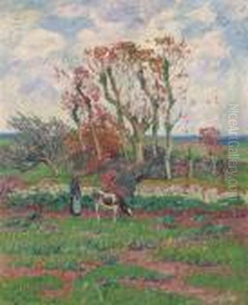 Finistere, L'automne Oil Painting by Henri Moret