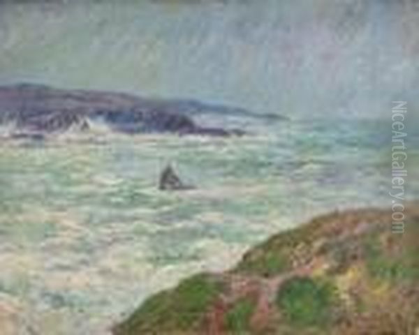 L'entree De Pouldu Oil Painting by Henri Moret