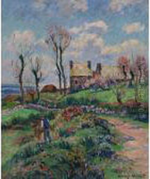 Environs D'audierne Oil Painting by Henri Moret