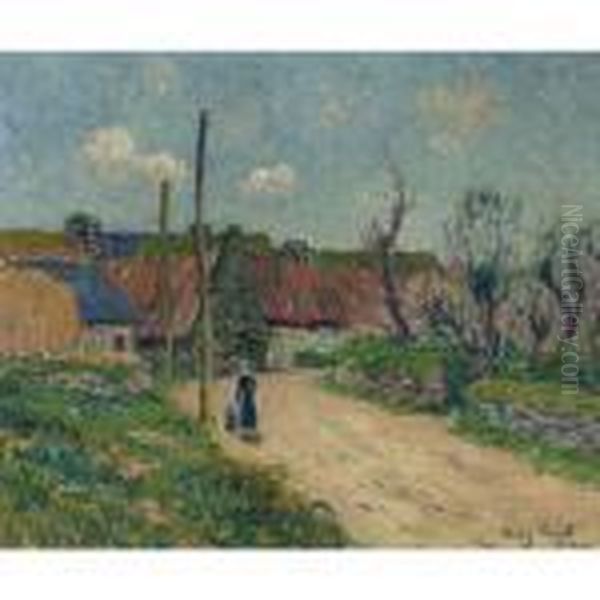 La Ferme Oil Painting by Henri Moret