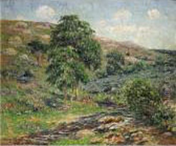 Les Monts D'arree, Le Dour-du Oil Painting by Henri Moret