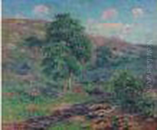 Les Monts D'arree, Le Dour-du Oil Painting by Henri Moret