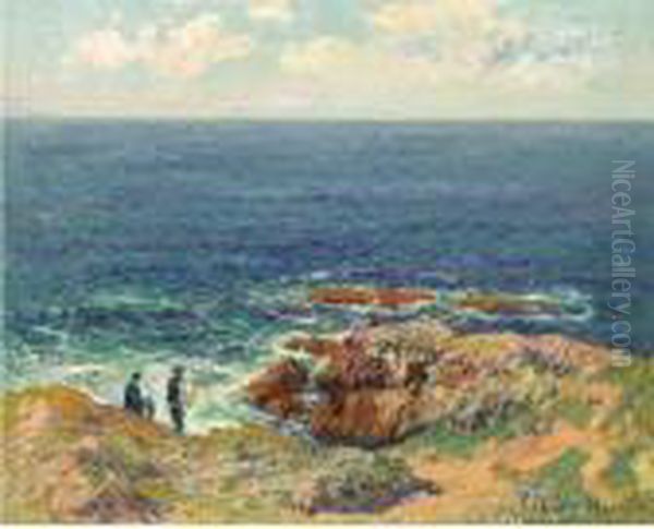 La Cote Bretonne Oil Painting by Henri Moret