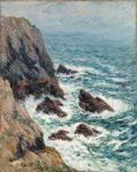 L'le De Groix Oil Painting by Henri Moret