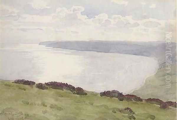 Charmouth Oil Painting by Arthur Rackham