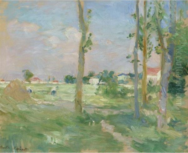 Paysage Oil Painting by Berthe Morisot