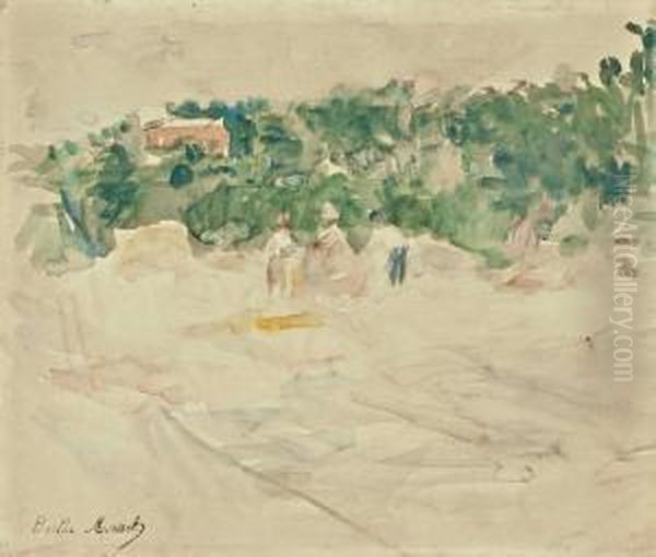 La Moisson A Bougival by Berthe Morisot