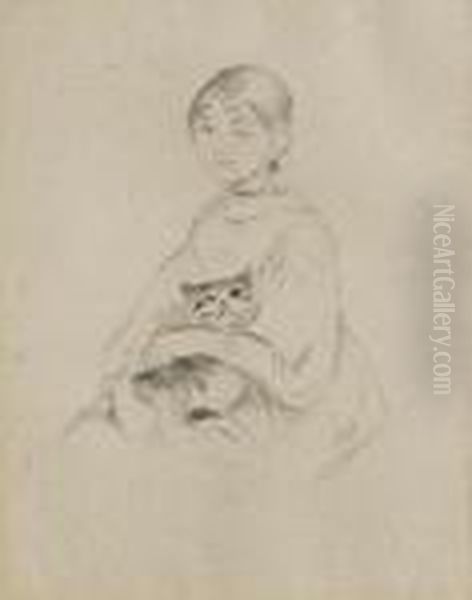 Drypoint Oil Painting by Berthe Morisot