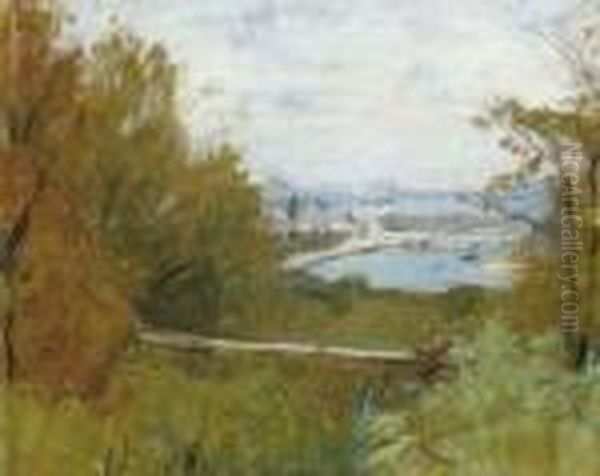 Coin De Paris, Vue De Passy Oil Painting by Berthe Morisot