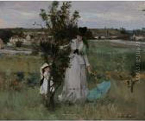 Cache-cache Oil Painting by Berthe Morisot