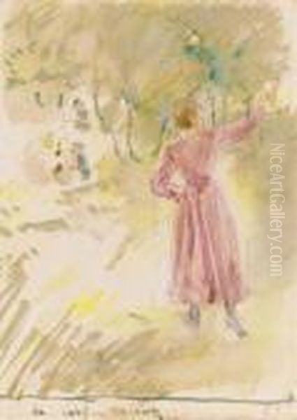 Le Cerf-volant Oil Painting by Berthe Morisot