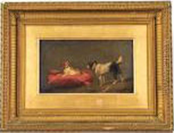 Romanticherie Di Cani Oil Painting by George Morland