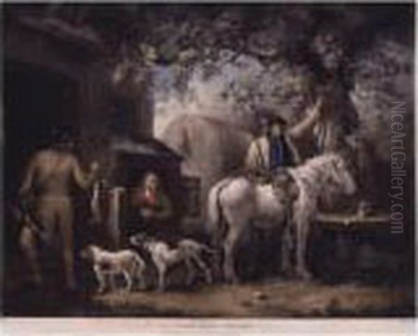 The Sportsman'sreturn Oil Painting by George Morland