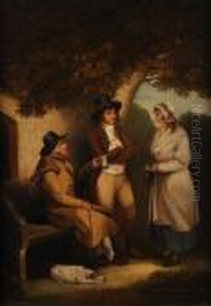 Gentleman At An Inn Oil Painting by George Morland