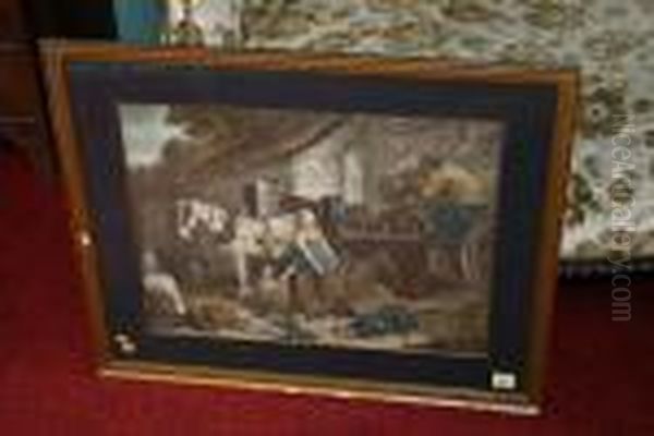 Rural Pursuits Oil Painting by George Morland