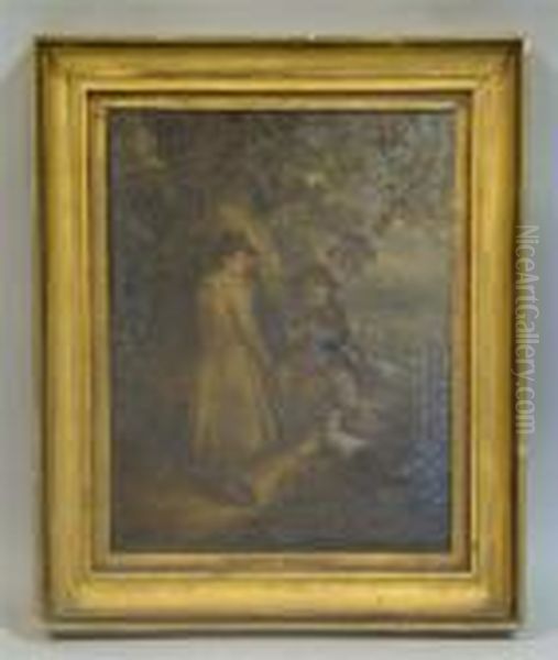 Turnstyle Oil Painting by George Morland