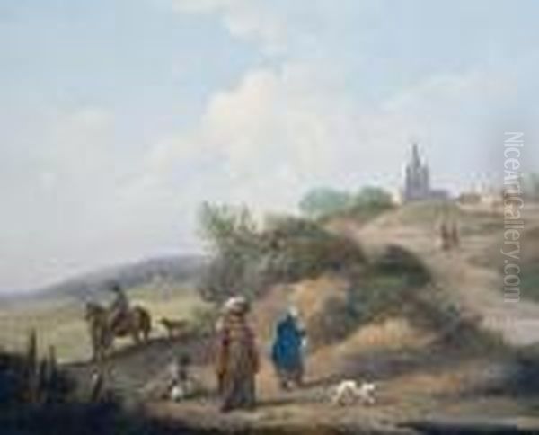 By The Wayside Oil Painting by George Morland