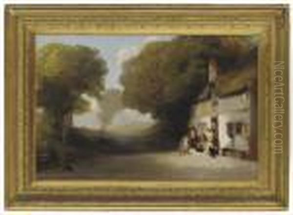 Oil On Canvas Oil Painting by George Morland