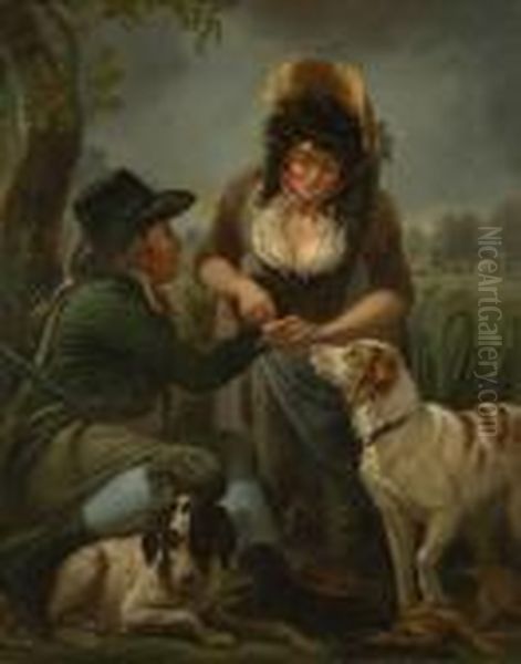 The Fortune Teller Oil Painting by George Morland