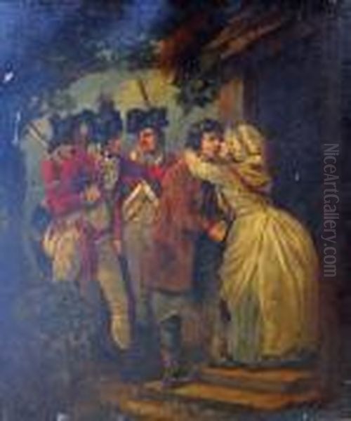 The Arrest Oil Painting by George Morland