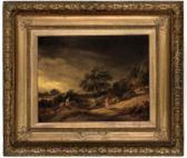 The Incoming Storm Oil Painting by George Morland