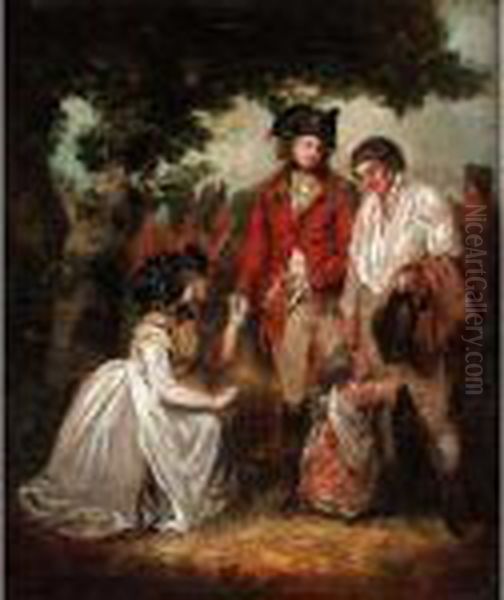 The Pardon Oil Painting by George Morland