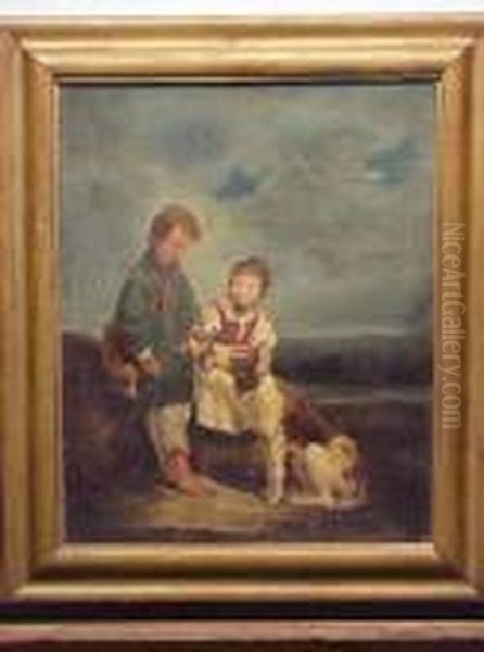 The Little Dead Bird Oil Painting by George Morland