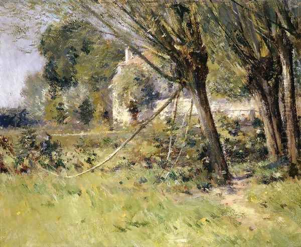 Willows Oil Painting by Theodore Robinson