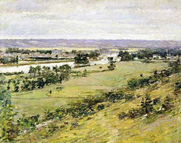 Valley Of The Seine Oil Painting by Theodore Robinson