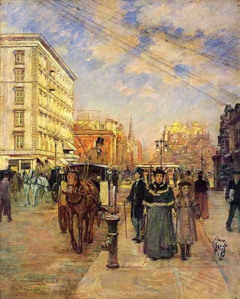 Fifth Avenue at Madison Square by Theodore Robinson