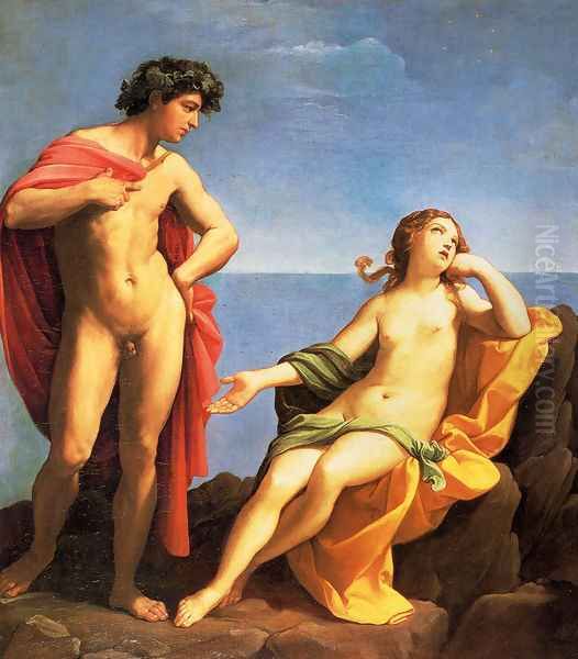 Bacchus And Ariadne Oil Painting by Guido Reni