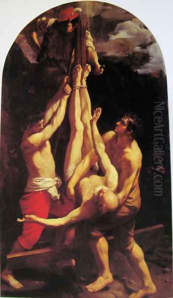 Crucifixion of St. Peter Oil Painting by Guido Reni