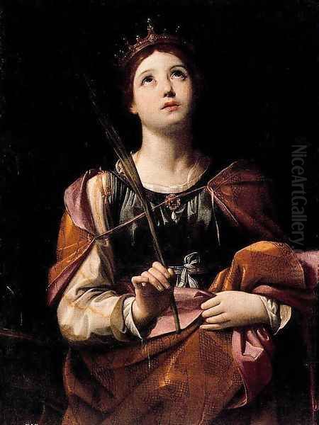 St. Catherine of Alexandria Oil Painting by Guido Reni