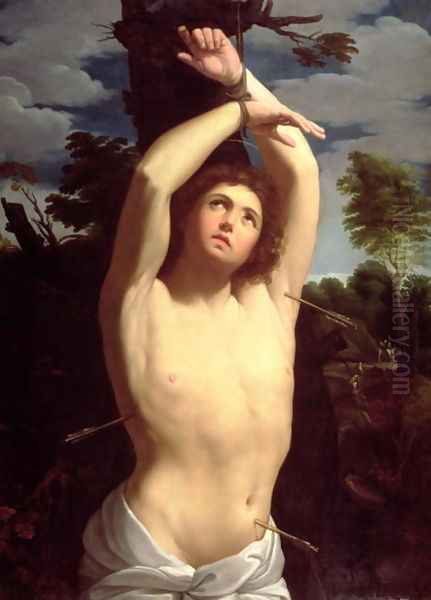 St. Sebastian Oil Painting by Guido Reni