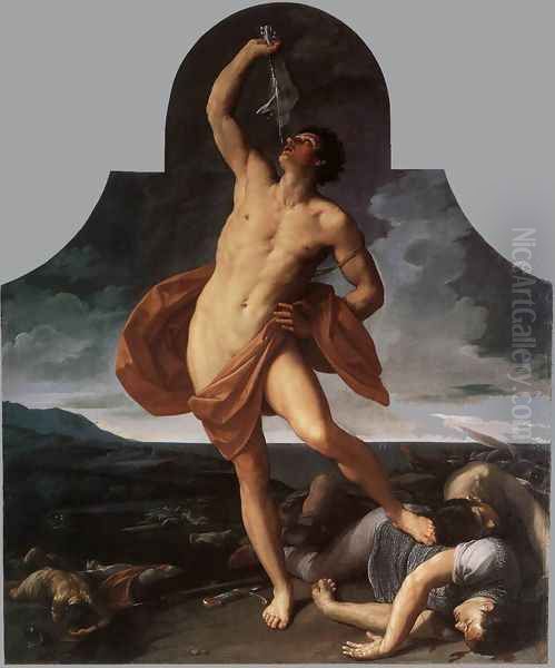 The Triumph of Samson 1611-12 Oil Painting by Guido Reni