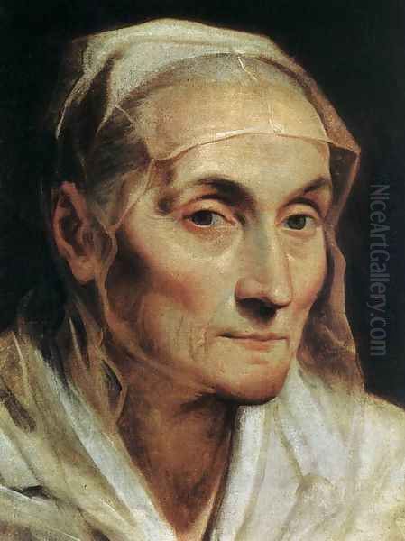 Portrait of an Old Woman 1611-12 Oil Painting by Guido Reni