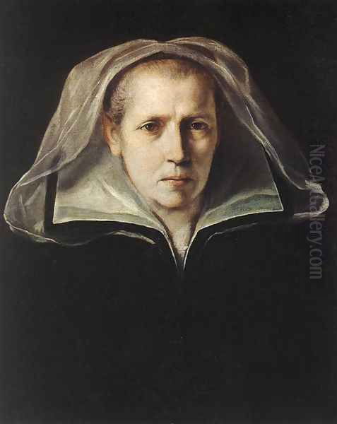 Portrait of the Artist's Mother 1612 Oil Painting by Guido Reni