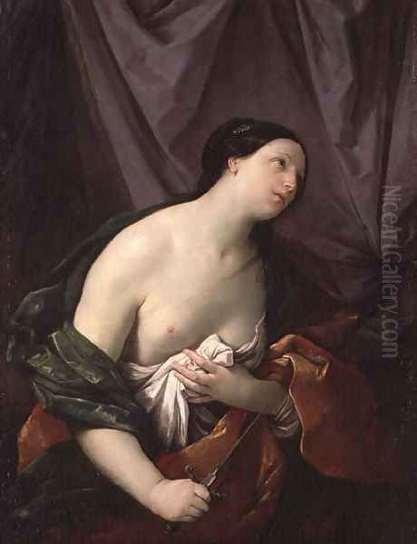 Lucretia Oil Painting by Guido Reni