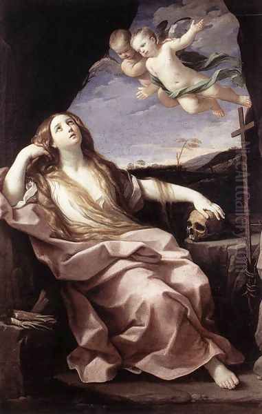 St Mary Magdalene 1633 Oil Painting by Guido Reni