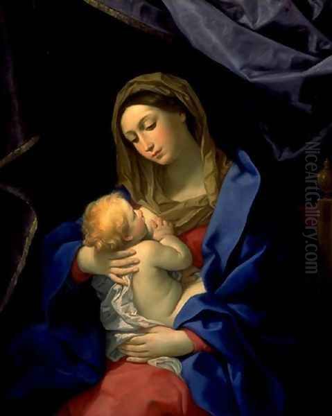 Madonna and Child Oil Painting by Guido Reni