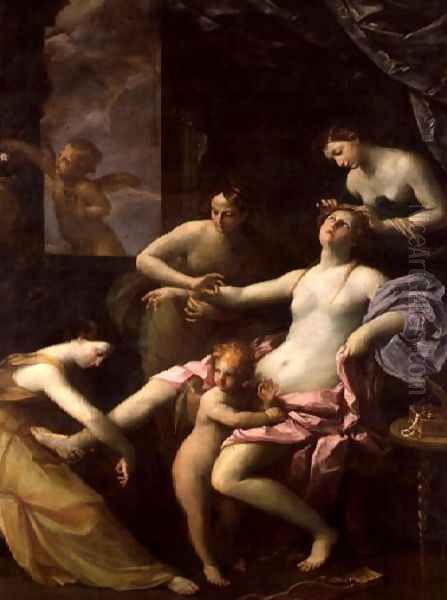 Toilet of Venus, c.1620-25 Oil Painting by Guido Reni