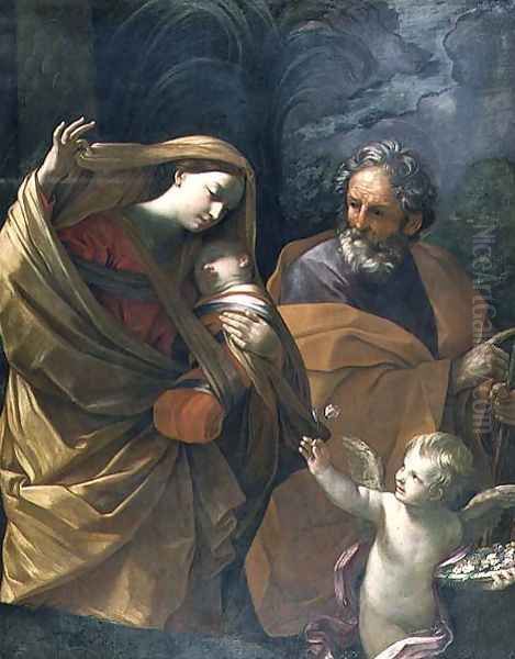 The Flight into Egypt Oil Painting by Guido Reni